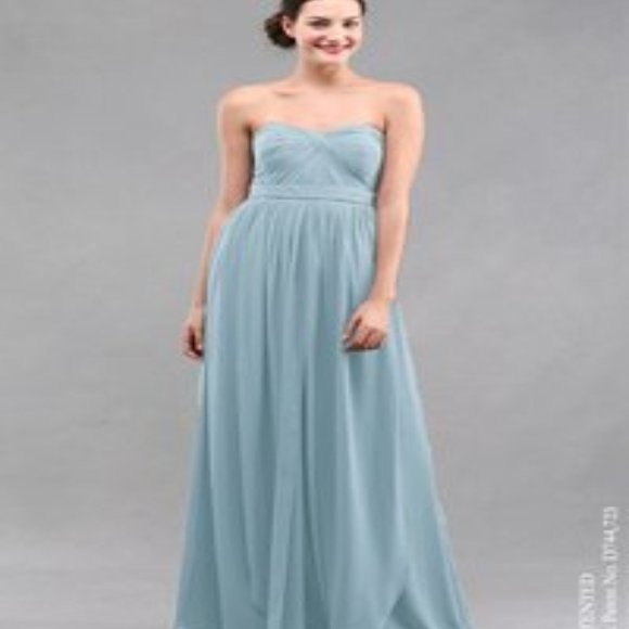 Jenny Yoo Annabelle Dress in Mayan Blue Size 4 - Picture 10 of 11